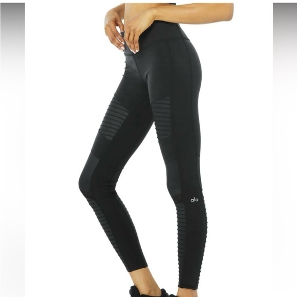 Alo Yoga High-Waist Moto Legging Black XS - Picture 7 of 12